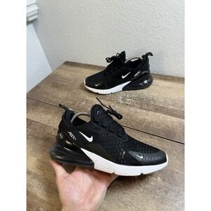 Nike Air Max 270  Black‎ Running Shoes 943345-001 Size 7Y/Women's 8.5